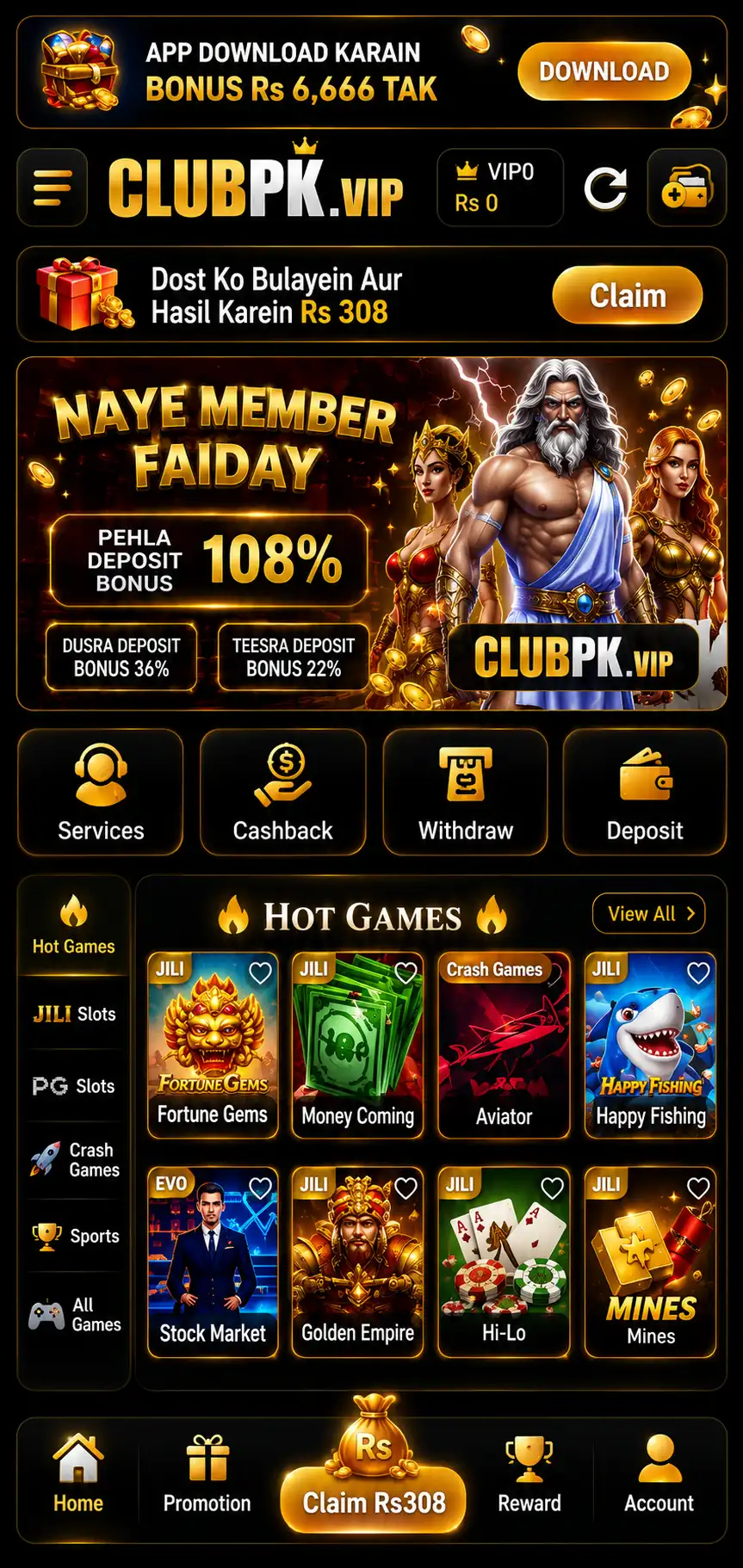Clubpk online gaming platform